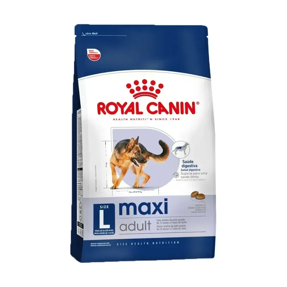 Embalagem de Royal Canin Maxi Adult