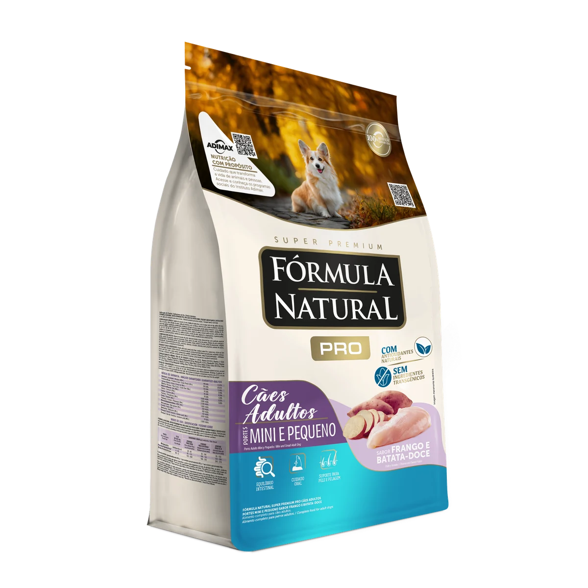 Embalagem de Fórmula Natural Pro Adultos Mini e Pequeno