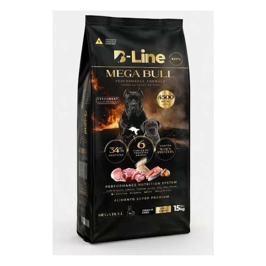 Embalagem de B-Line Mega Bull Performance Formula